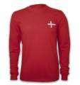 Denmark 1970s Home Long Sleeve Retro Shirt